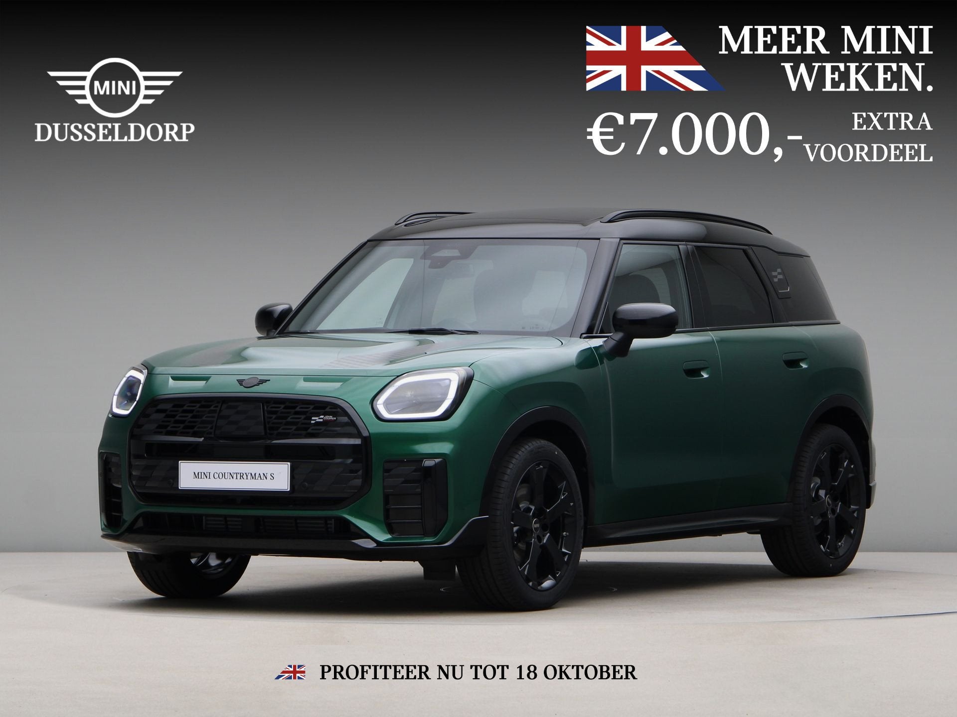 MINI Countryman C John Cooper Works Pakket M PRIVATE LEASE E, Auto's, Zwart, Parkeerassistent, Bedrijf, Nieuw