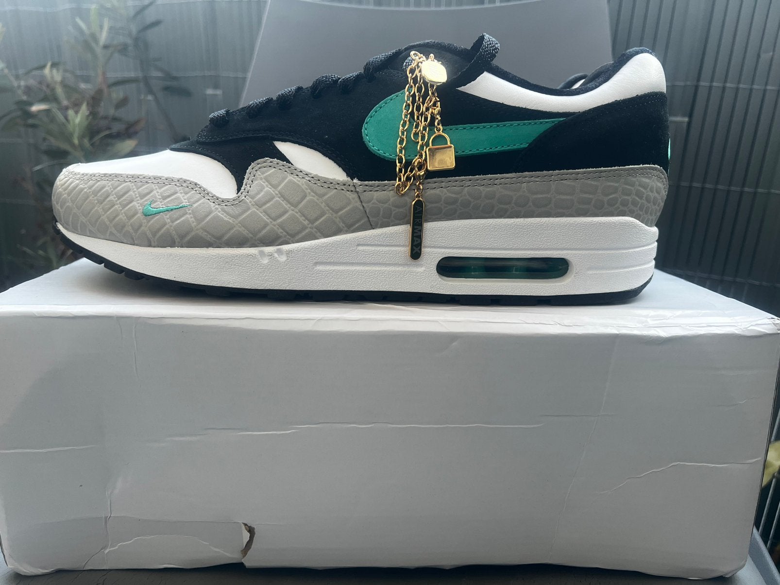 Nike Air Max 1 ‘87 ID By You “Atmos Elephant inspired “ 45,5, Ophalen of Verzenden, Nieuw