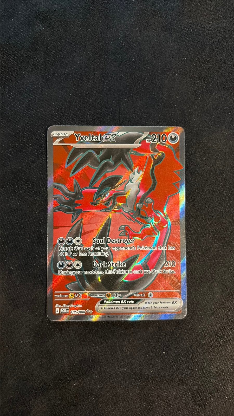 Yveltal ex 105/088 Perfect Order, Ophalen of Verzenden, Zo goed als nieuw
