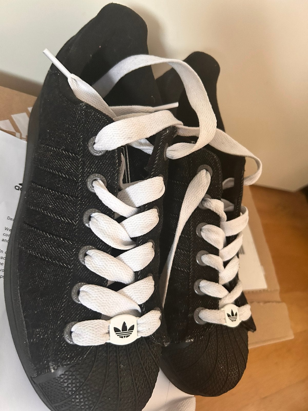 Stoere Denim Adidas maat 41, Ophalen of Verzenden, Zo goed als nieuw, Blauw