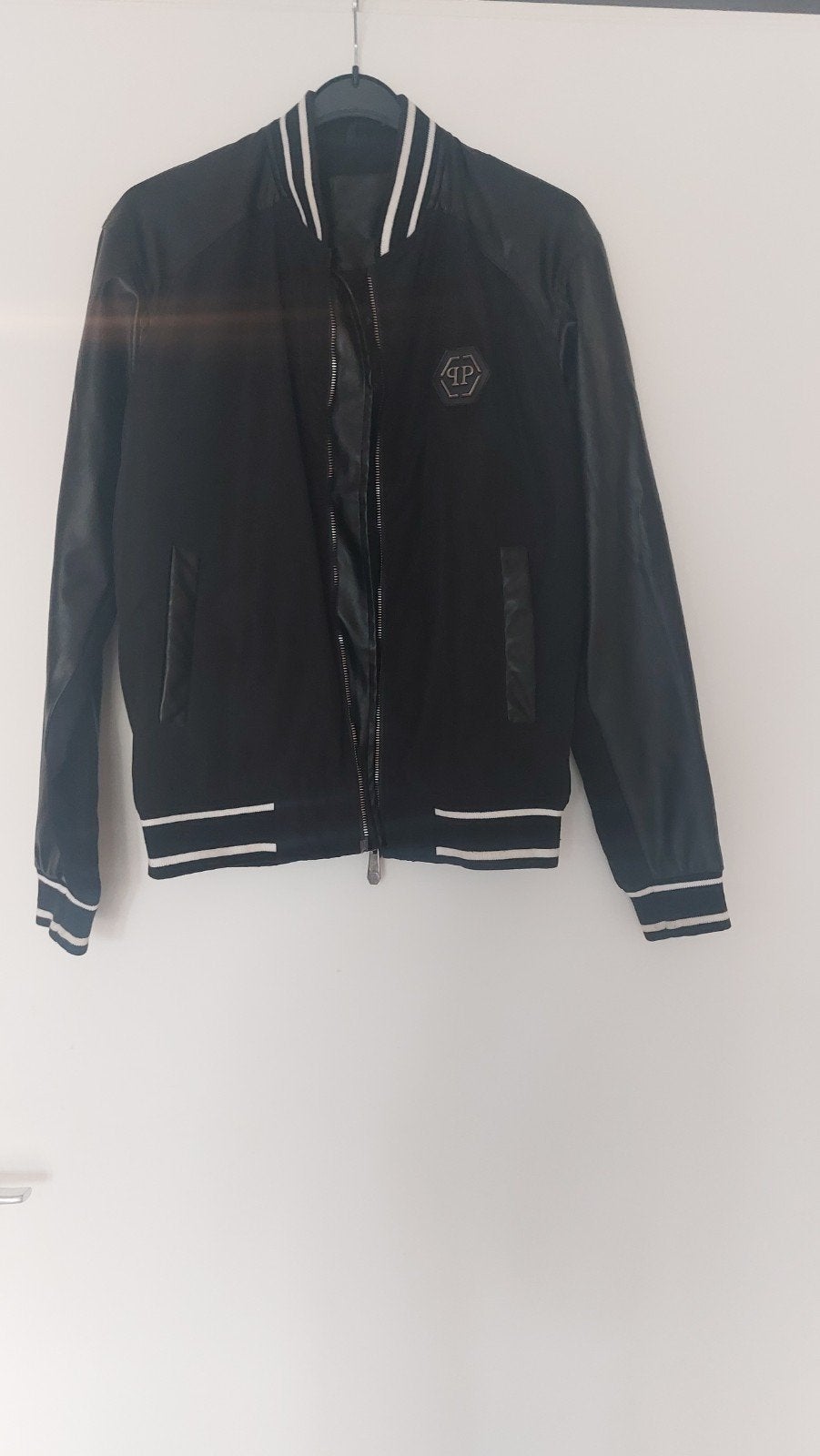Zomerjas Philipp Plein zwart jongens meiden of dames, Zwart, Ophalen of Verzenden, Zo goed als nieuw, Philipp Plein