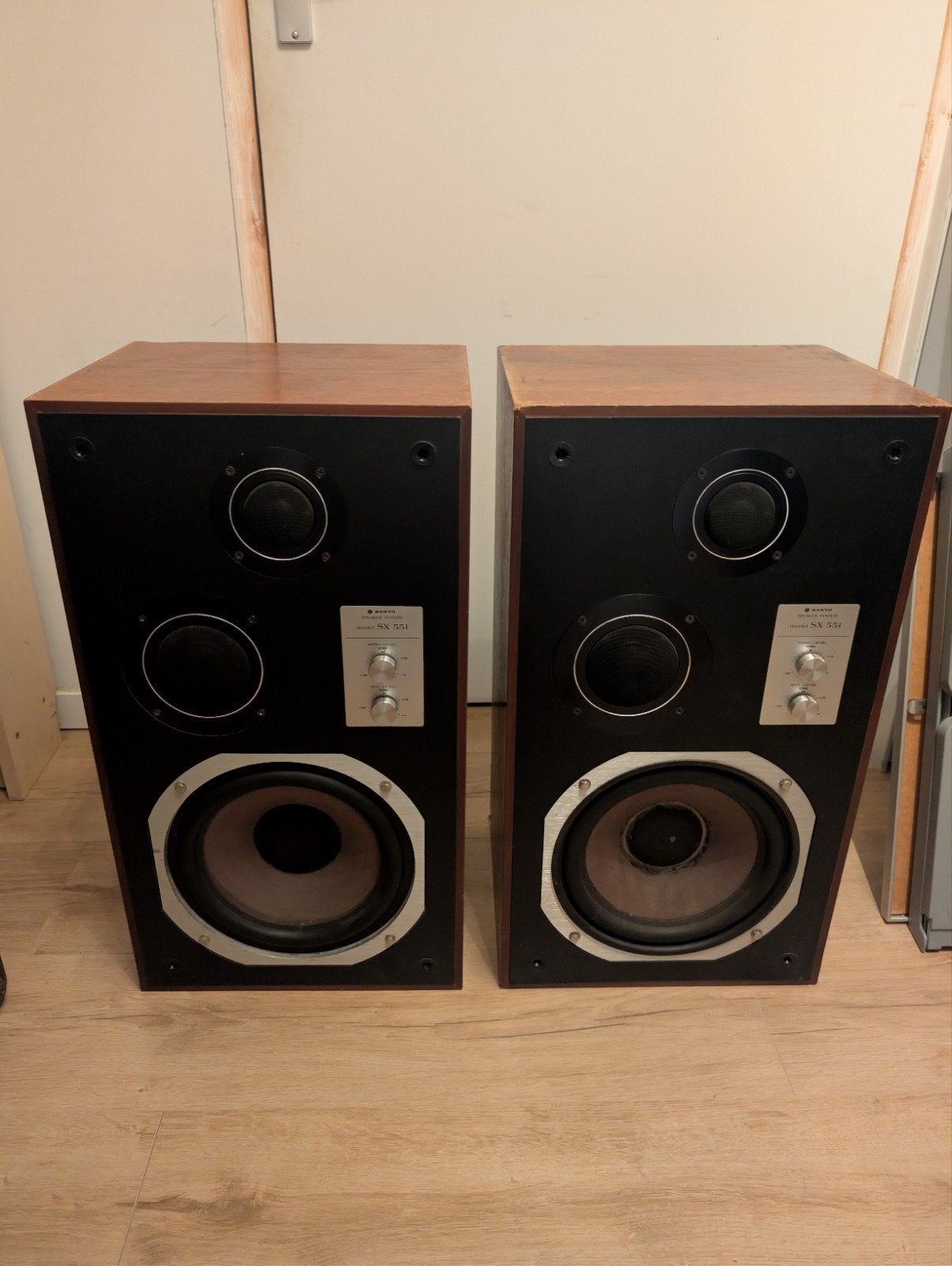 Vintage Sanyo SX 551 Luidsprekers, Audio, Tv en Foto, Ophalen, Gebruikt, 60 tot 120 watt, Overige merken