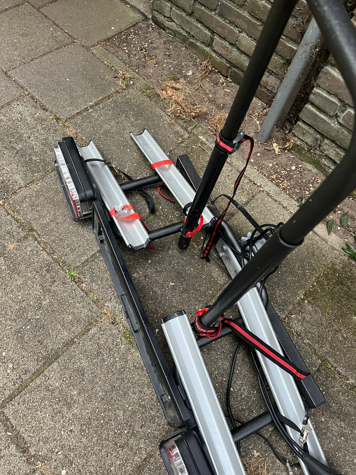 Fietsdrager voor op trekhaak, Auto diversen, Fietsendragers, Ophalen, Gebruikt, Brede banden, 2 fietsen