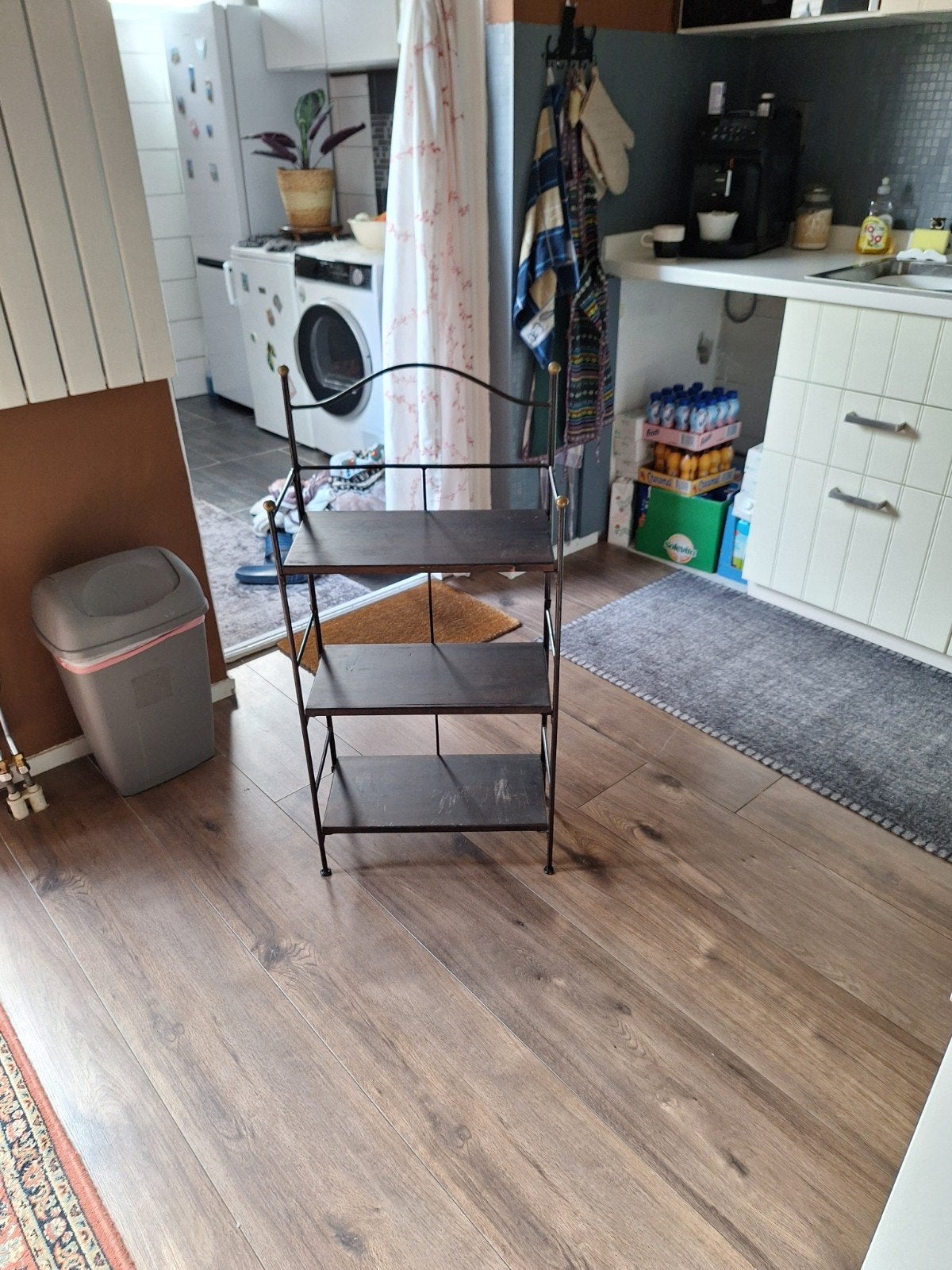 Metalen rekje met 3 planken, Ophalen, Gebruikt