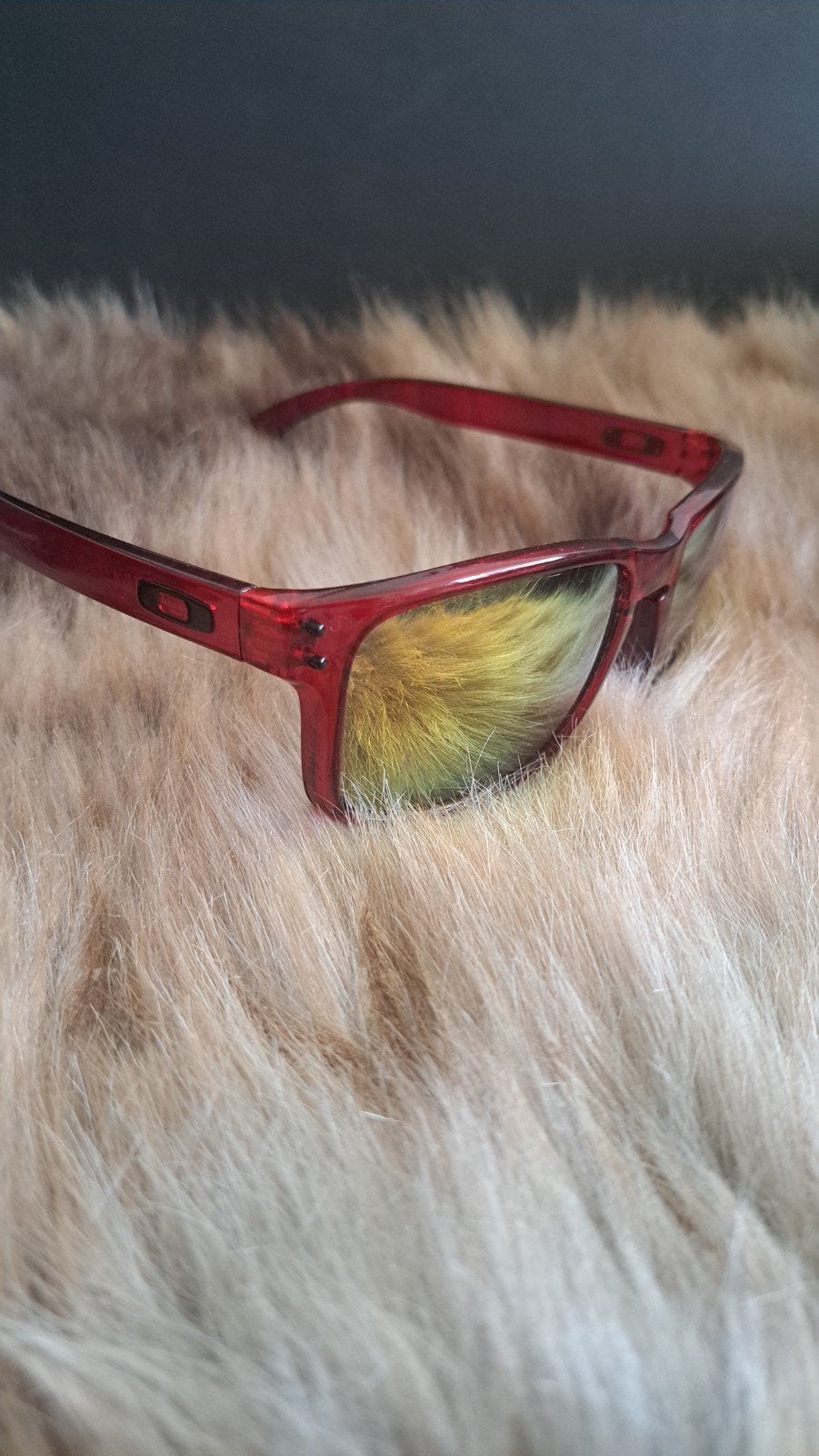 Oakley Holbrook Zonnebril Wijnrood Transparant, Sieraden, Tassen en Uiterlijk, Ophalen of Verzenden