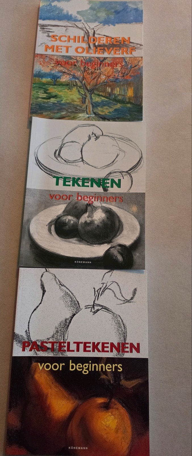 Schilderen, Tekenen & Pastel voor beginners - 3 boeken, Boeken, Ophalen of Verzenden, Zo goed als nieuw, Overige onderwerpen, Onbekend