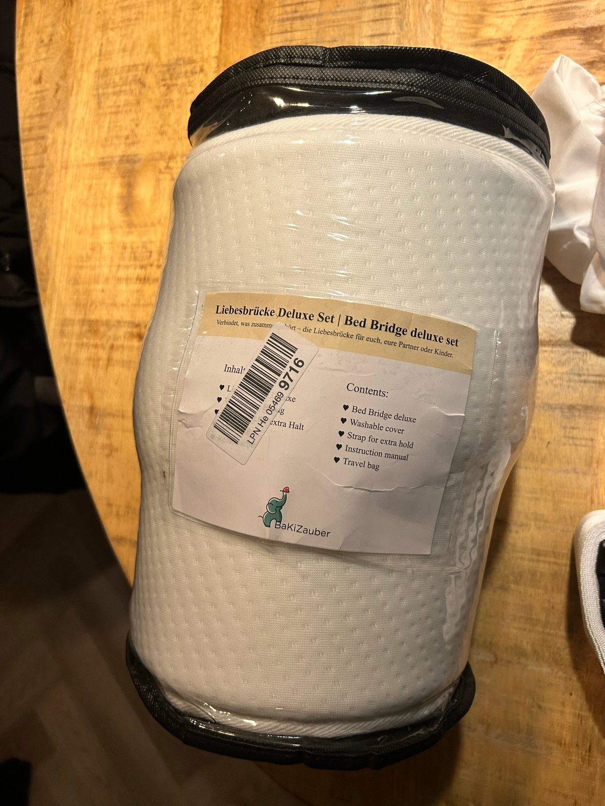 Bed bridge deluxe set met hoes - Nieuw, Wit, Overige typen, Nieuw, Ophalen of Verzenden
