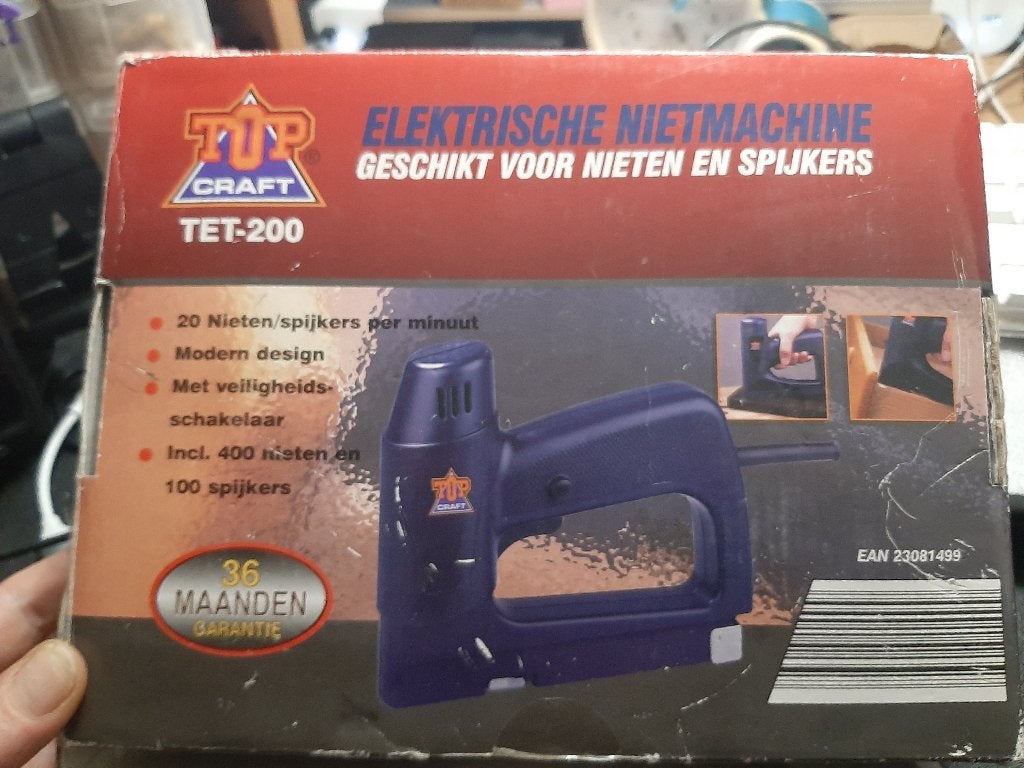 Top Craft Elektrische Nietmachine, Ophalen of Verzenden, Zo goed als nieuw