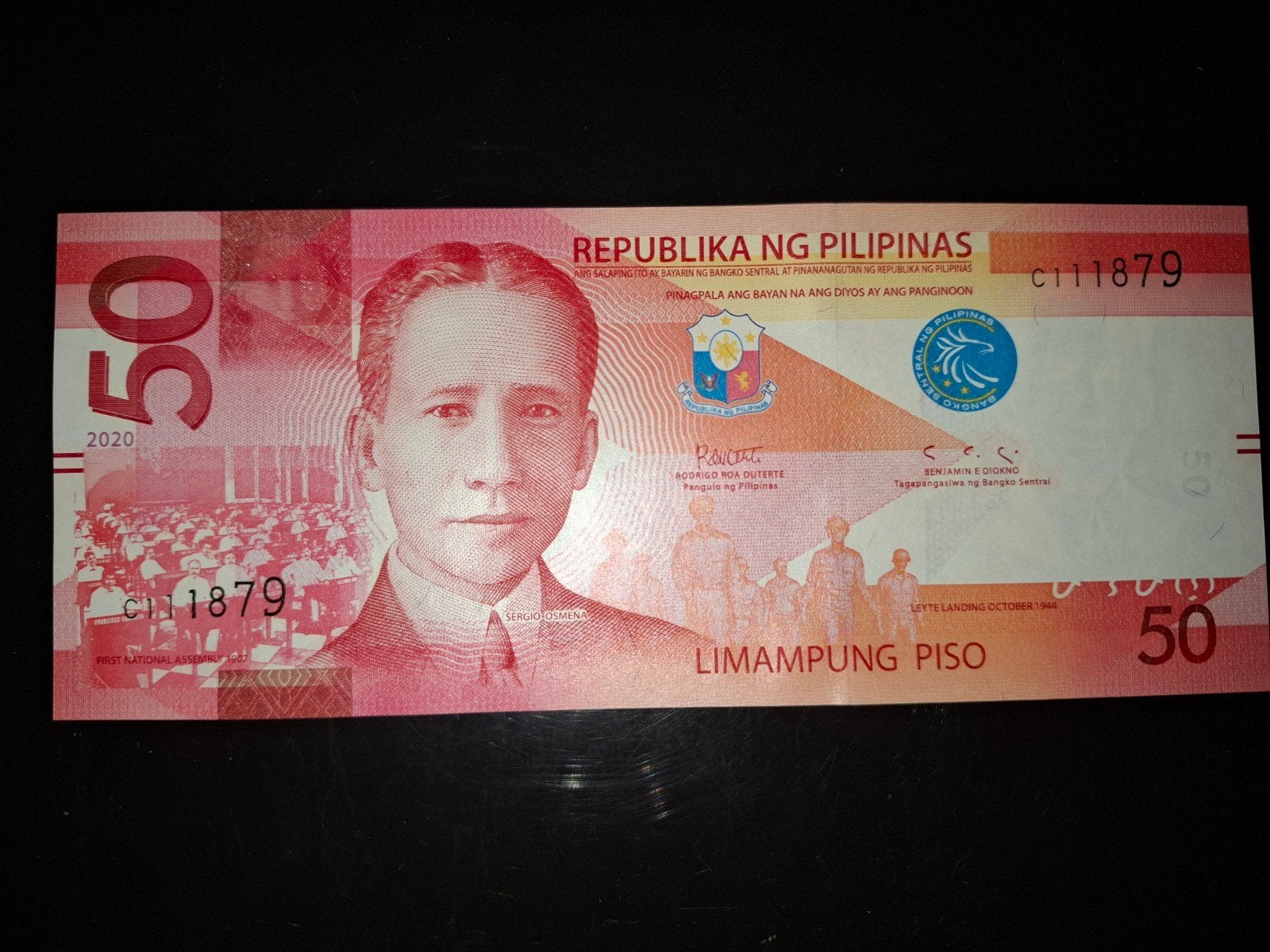 ### Filipijnen 50 pesos 2020 ###, Ophalen of Verzenden, Midden-Oosten