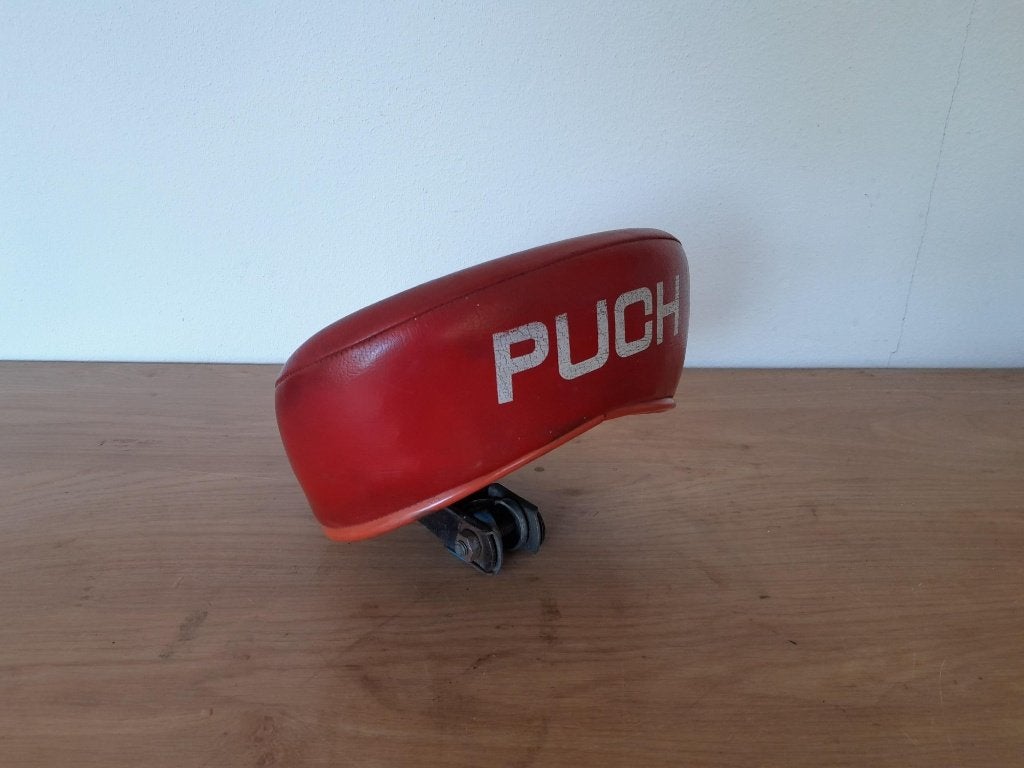 Puch Maxi origineel rood zadel, Ophalen, Gebruikt, Zadel
