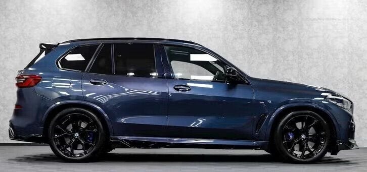 Originele 21 inch BMW 741M velgen winterbanden X5 X6 g05 g06, Gebruikt, 275 mm, Banden en Velgen, Germany