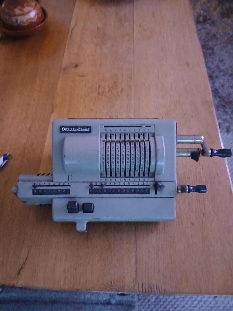 Vintage rekenmachine, Diversen, Ophalen of Verzenden, Gebruikt