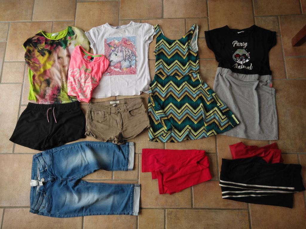 Pakket zomerkleding meisje maat 158/164, Ophalen of Verzenden, Gebruikt, Maat 164
