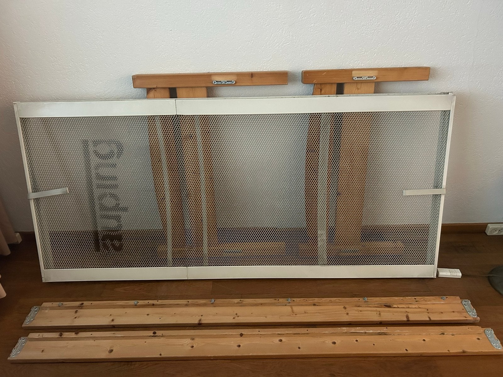 Eenpersoons handverstelbaar Auping spiraal, Ophalen, Gebruikt, 90 cm, 200 cm
