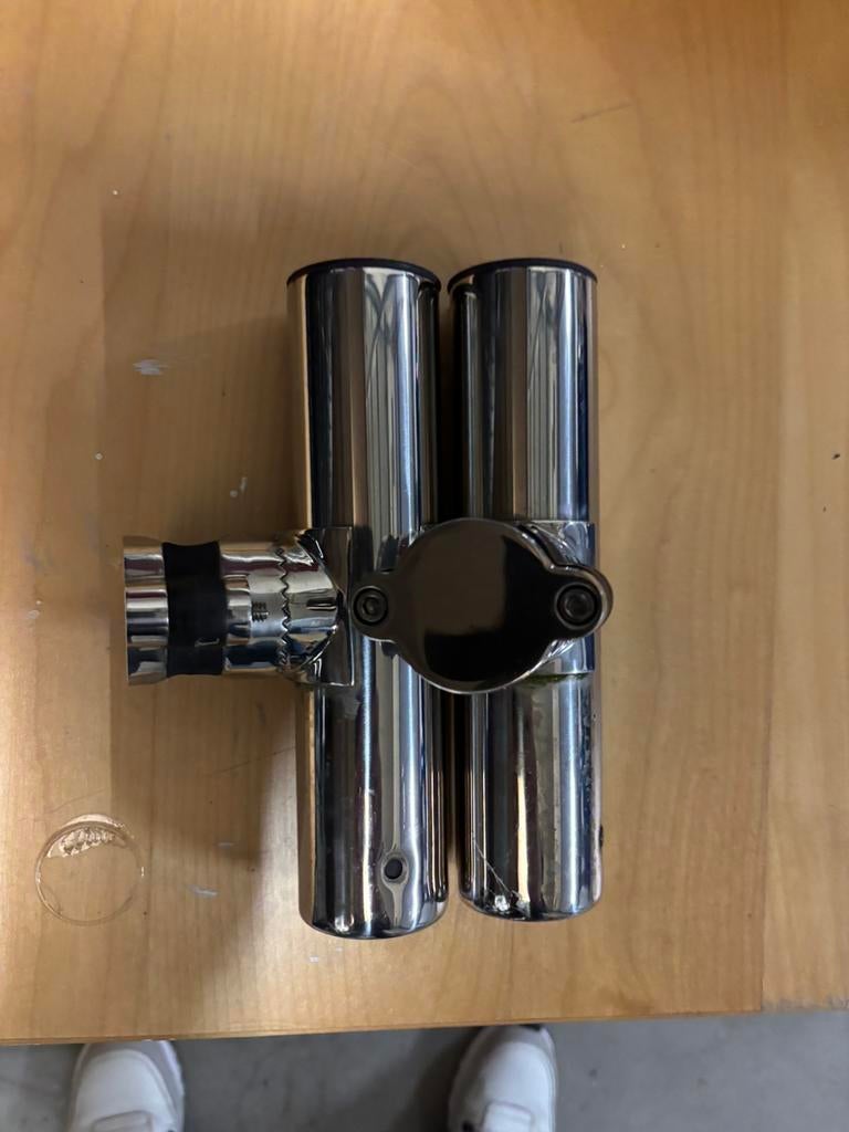 Vishengel steun RVS, Ophalen, Gebruikt