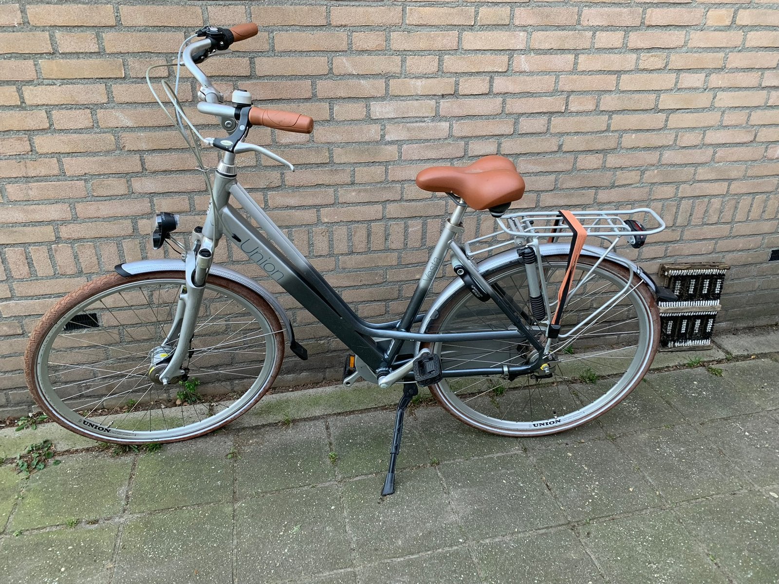 Union dames fiets, Fietsen en Brommers, Versnellingen, Zo goed als nieuw, Trommelrem, Ophalen