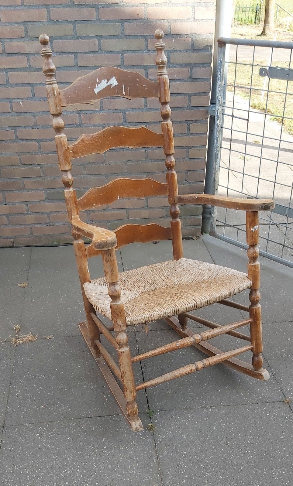 schommelstoel aangeboden, Ophalen