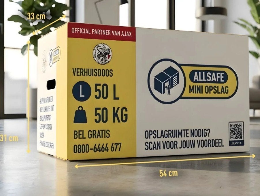 GRATIS - 35 gebruikte verhuisdozen, Ophalen, 50 tot 75 cm, Minder dan 40 cm, 35 tot 50 cm