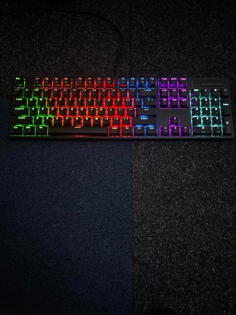 Mechanisch Toetsenbord RGB, Computers en Software, Ophalen, Gaming toetsenbord, Nieuw, Qwerty
