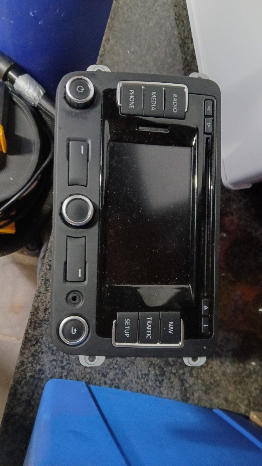 VW RNS310 Auto radio/cd/navigatie/parkeersensoren/Bluetooth, Ophalen of Verzenden, Zo goed als nieuw