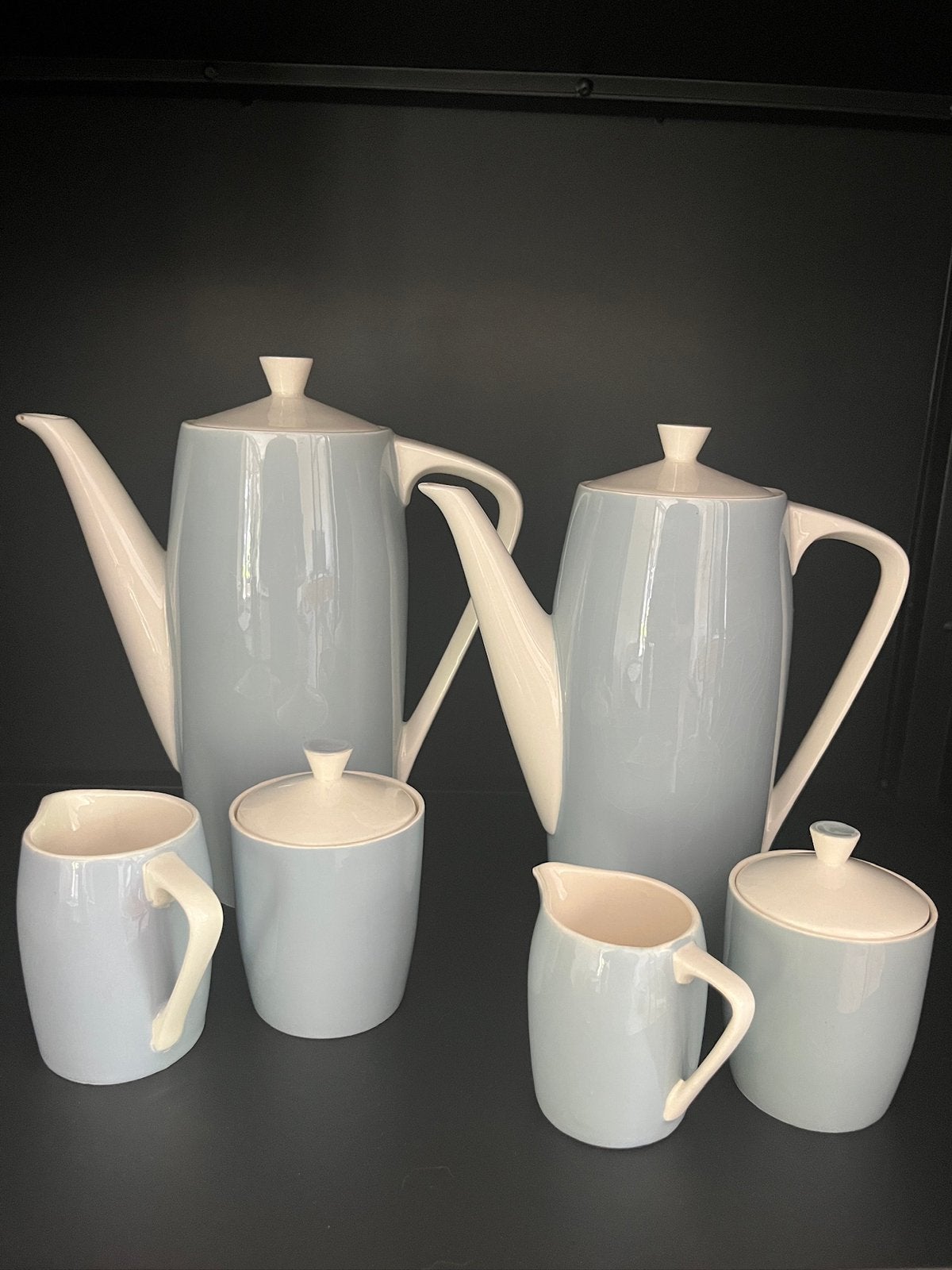 Pastel Regout Aïda set blauw., Ophalen of Verzenden