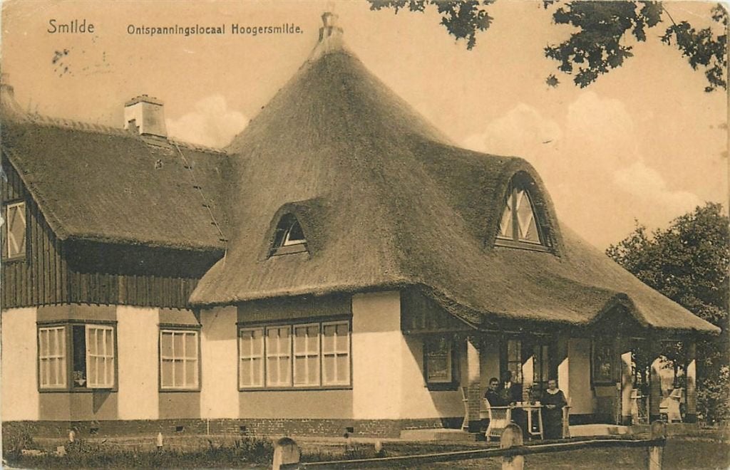 701-051-007 Smilde Ontspanningslokaal Hoogersmilde, Verzamelen, Ansichtkaarten | Nederland, Verzenden, Voor 1920, Drenthe