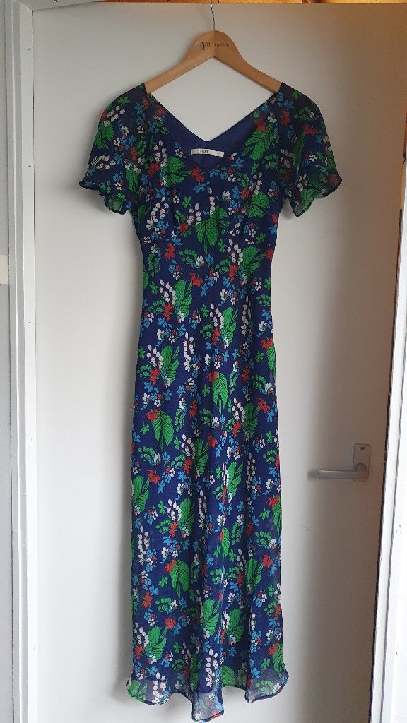 blauwe jurk, Kleding | Dames, Ophalen, Blauw, Zo goed als nieuw, Steps