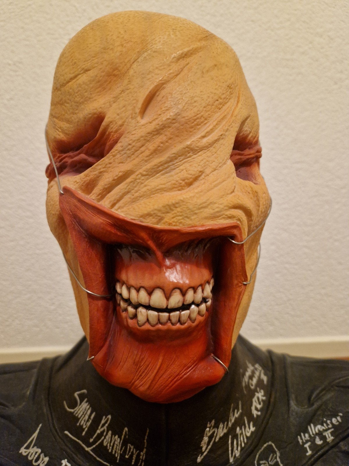 Lifesize bust Chatterer Hellraiser, Verzamelen, Ophalen of Verzenden, Zo goed als nieuw, Film, Beeldje, Replica of Model