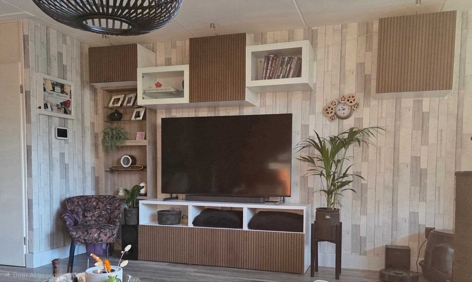IKEA Besta TV-meubel combinatie met opbergkasten, Ophalen, Gebruikt, Modern, Scandinavisch, 100 tot 150 cm