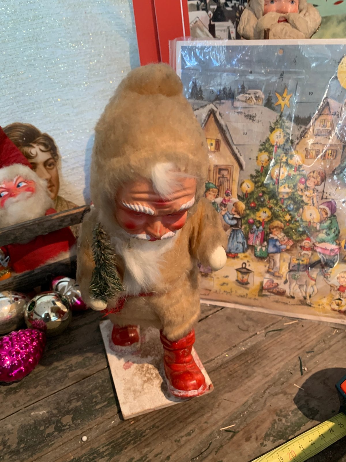 Kerst lopende kerstman, Diversen, T, Ophalen of Verzenden, Zo goed als nieuw, N