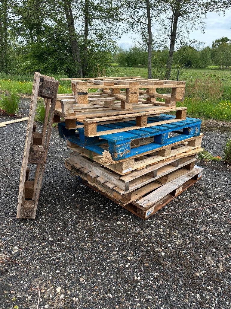 Pallets gratis af te halen, Ophalen, Gebruikt, Pallet, Minder dan 200 cm
