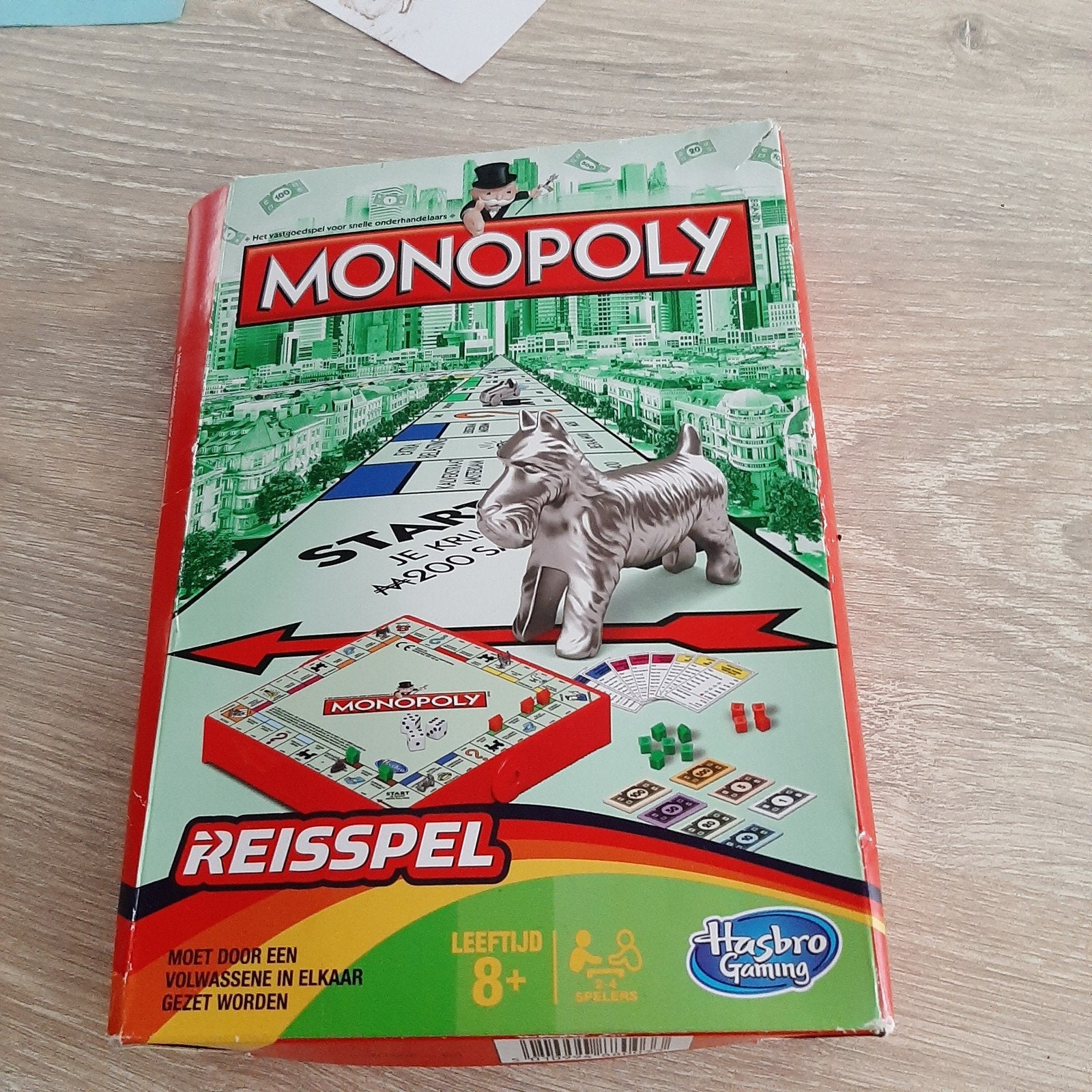 Monopoly Reisspel - Compact en Compleet, Ophalen of Verzenden, Zo goed als nieuw, Reisspel, Drie of vier spelers