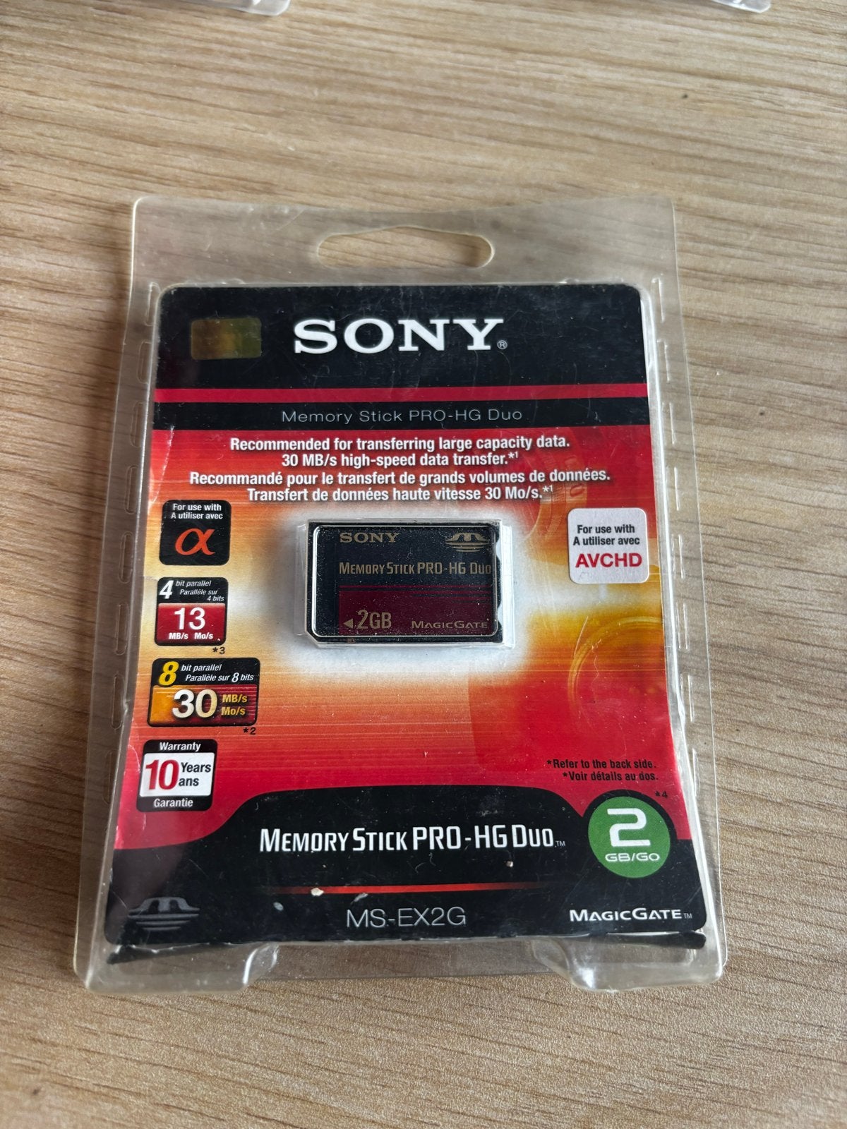 Sony Memory Stick PRO-HG Duo 2GB - Snelle Gegevensopslag, Memory stick, Nieuw, Ophalen of Verzenden, Fotocamera