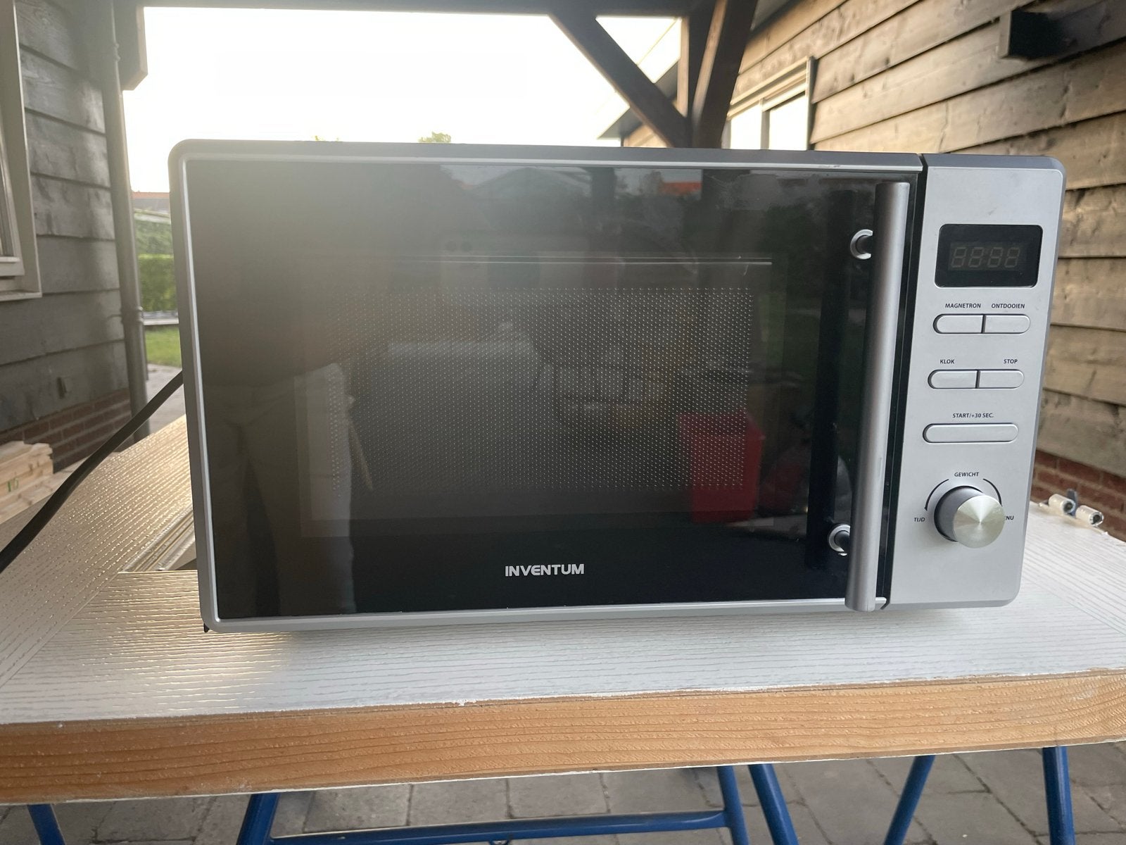 Inventum Magnetron MN207S - Zo goed als nieuw, Ophalen, Draaiplateau, Magnetron, Zo goed als nieuw