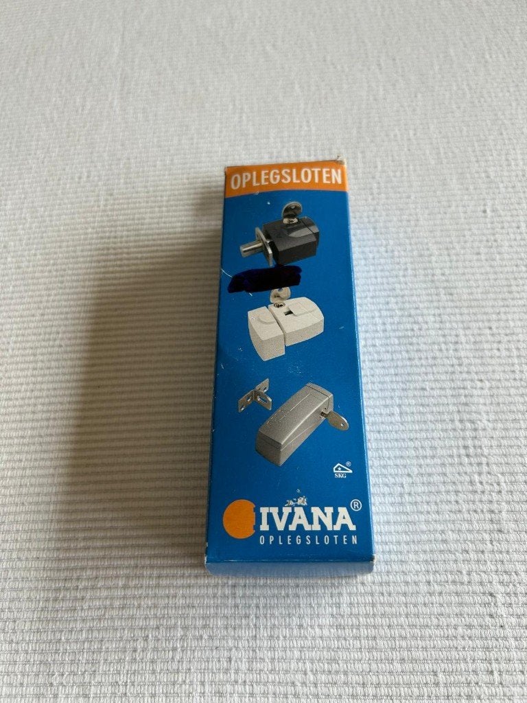 Ivana Oplegslot Zamac met kunststof kap Silver NIEUW, Ophalen of Verzenden, Nieuw, Rvs, Overige typen