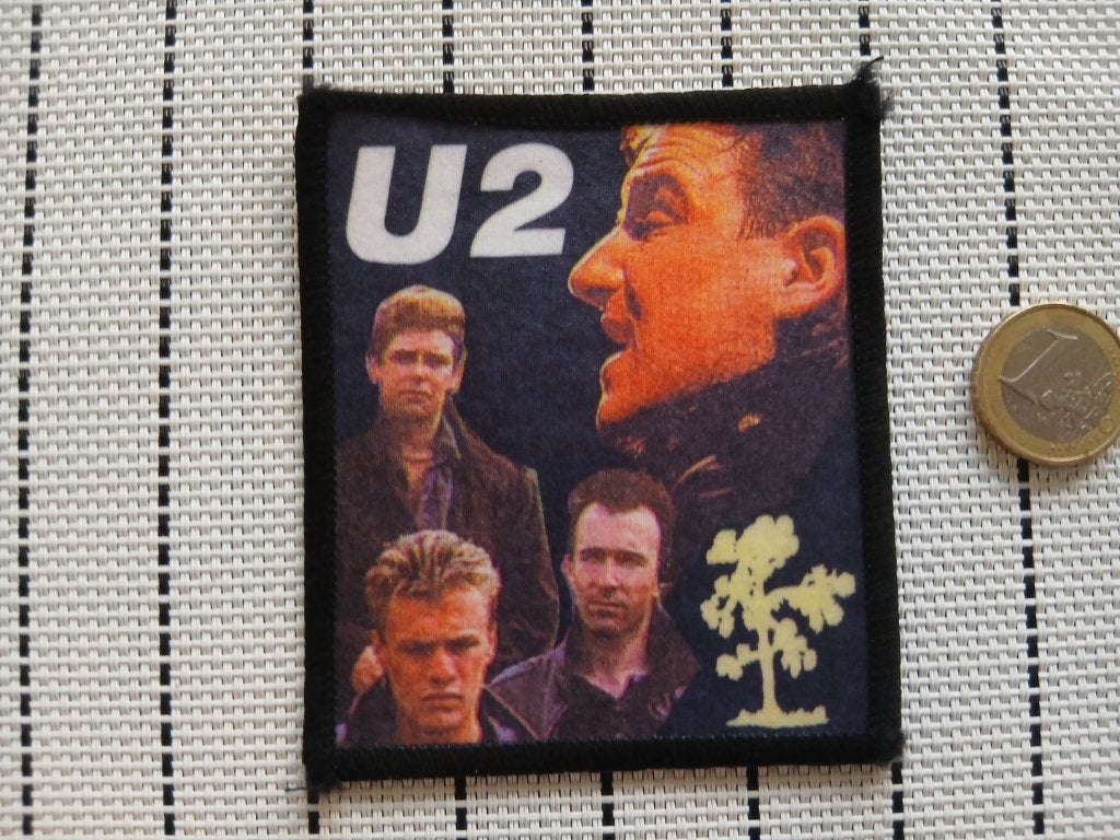U2 Joshua Tree + band  vintage 1987 patch 35, Ophalen of Verzenden, Nieuw, Kleding
