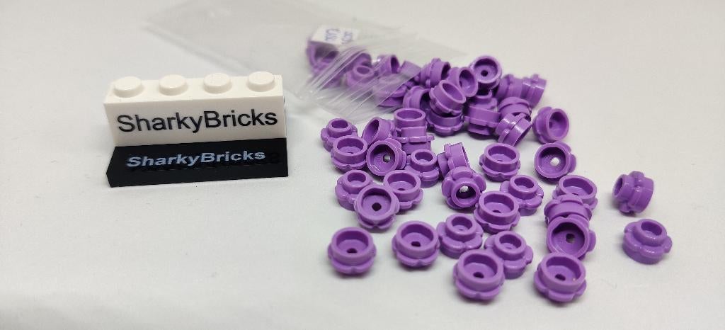 Lego Bloemen Paars per 50 stuks (Nieuw), Lego Systems A/S, Overige thema's, Lego, Aastvej 1 7190 Billund Denemarken