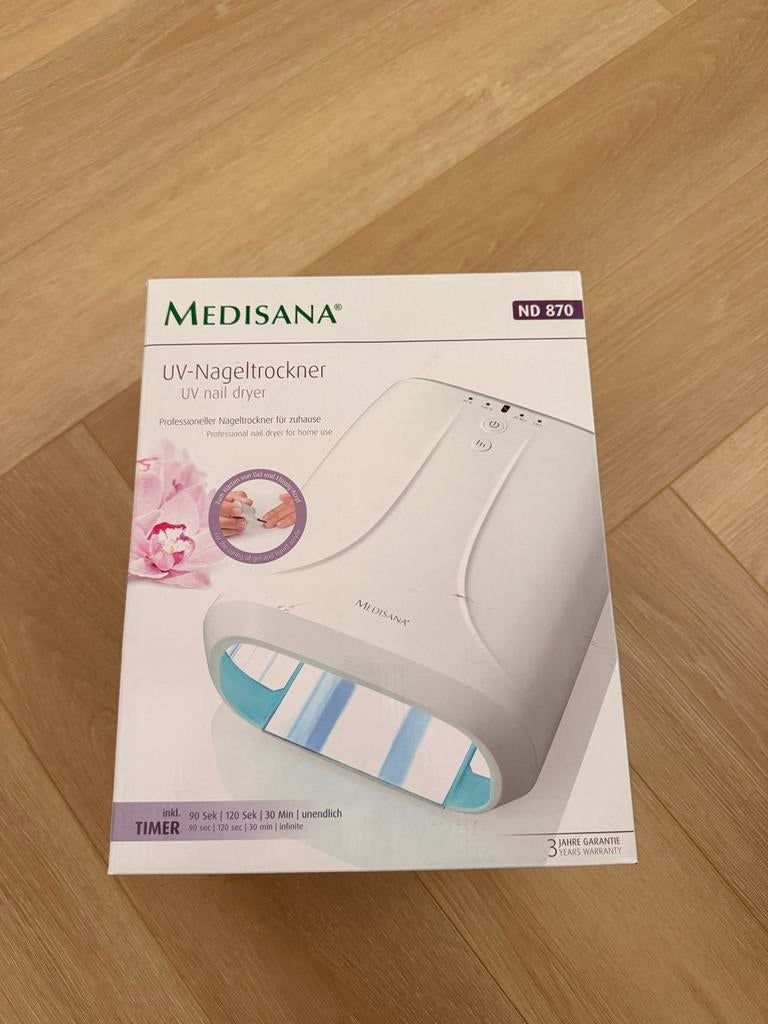 Medisana UV-Nageldroger ND 870 voor gel en acryl, Witgoed en Apparatuur, Ophalen, Zo goed als nieuw