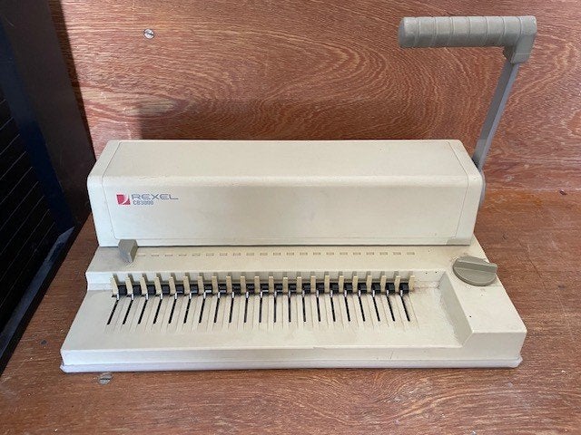 bindmachine + bindruggen, Ophalen, Gebruikt