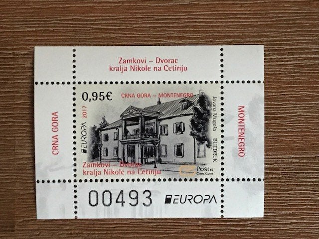 Montenegro 2017, Mi Bl 20 Europa CEPT, Ophalen of Verzenden, Overige landen, Postfris