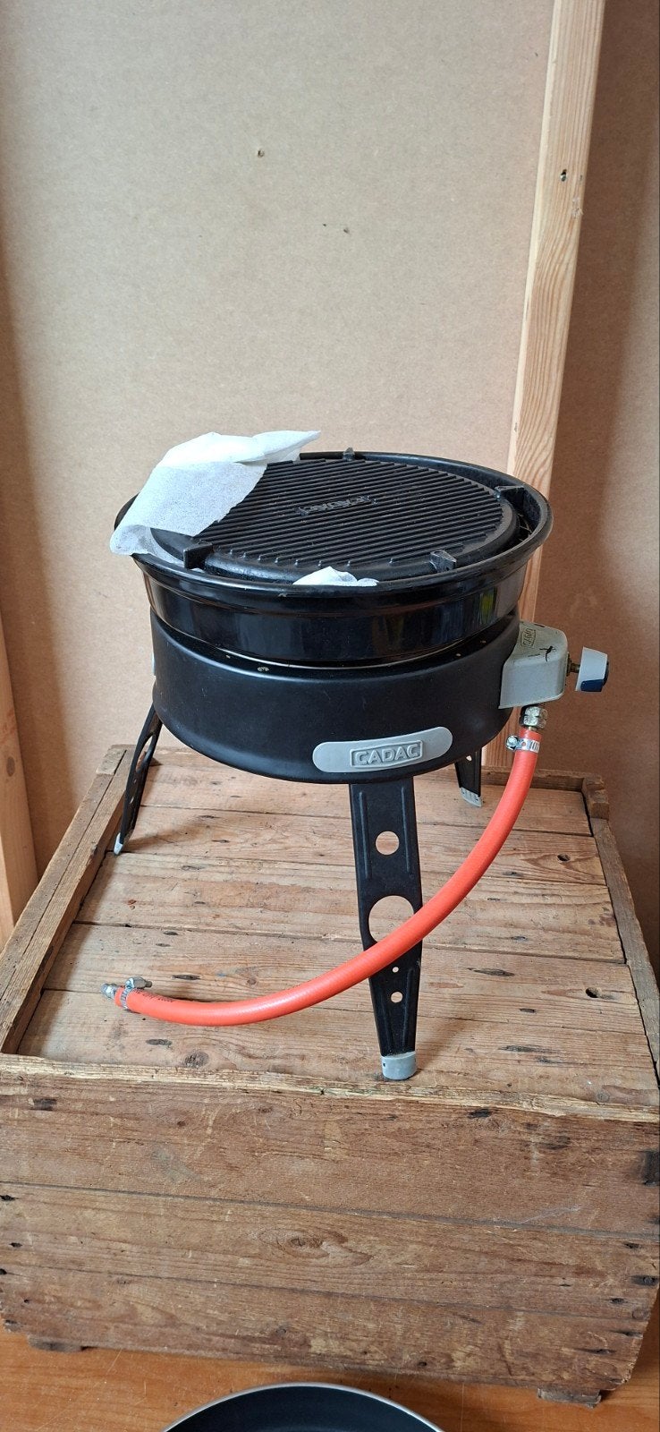 Cadac Adventure to Go gasbarbecue met paella pan, Cadac Europe BV, Postbus 110, 4190 CC Geldermalsen, Nederland, Ophalen of Verzenden