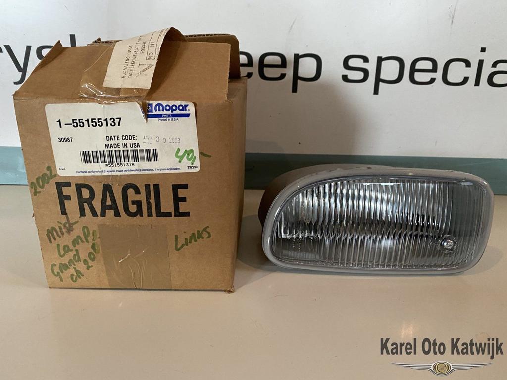 Mistlamp Jeep Grand Cherokee links 2002, -, -, Nieuw, Ophalen of Verzenden