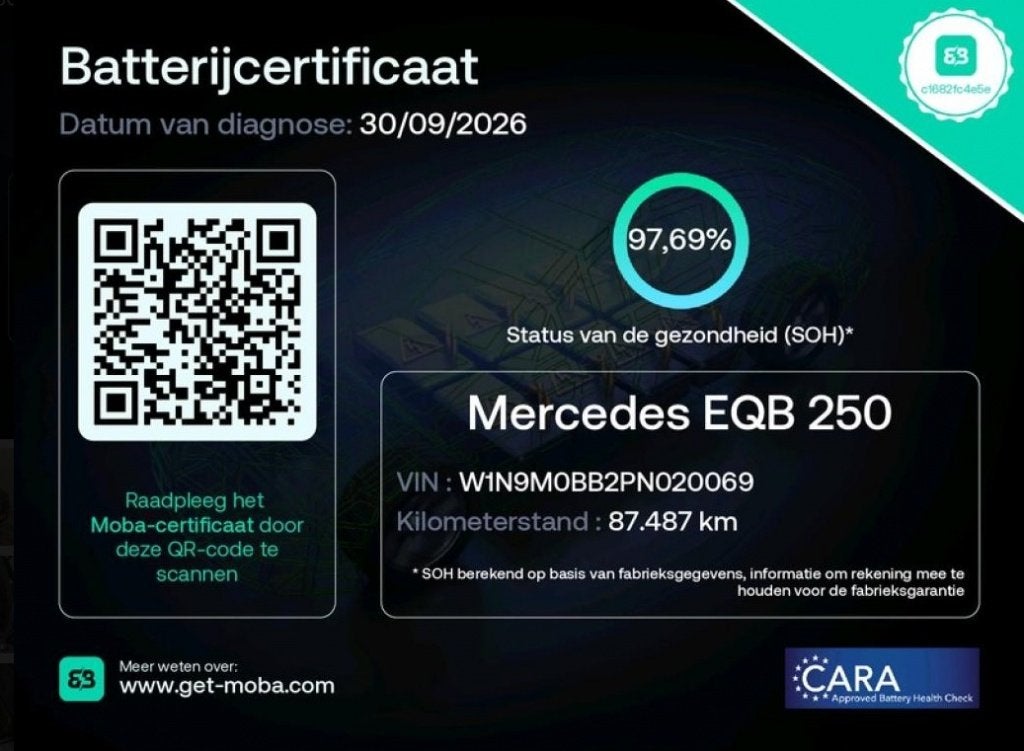 MERCEDES EQB 250 190pk Luxury Line | SoH 98% | Sfeer | Camer, Auto's, Dealer onderhouden, 0 cilinders, Gebruikt, 190 pk