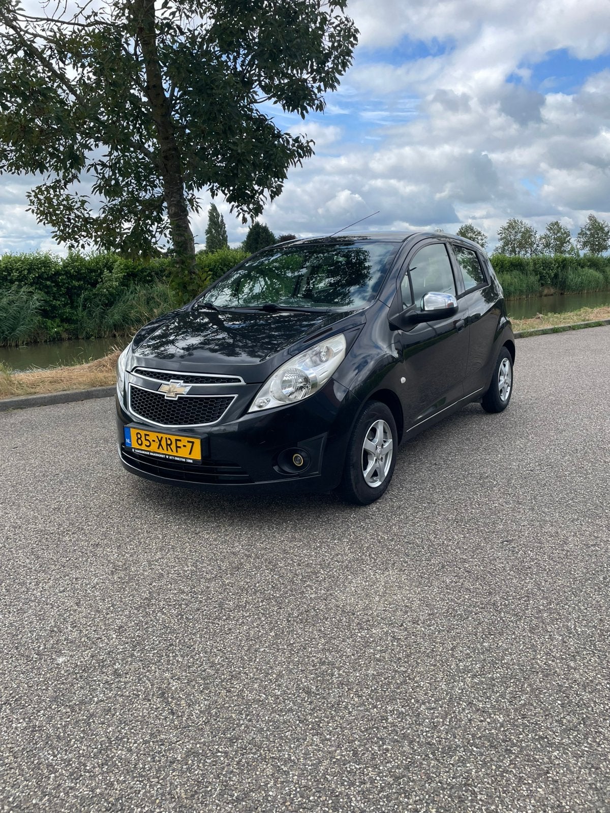 Chevrolet Spark 1.0 Bifuel 2012 Zwart. Slechts145000 km!!, Auto's, 37 €/maand, 4 cilinders, Zwart, Origineel Nederlands