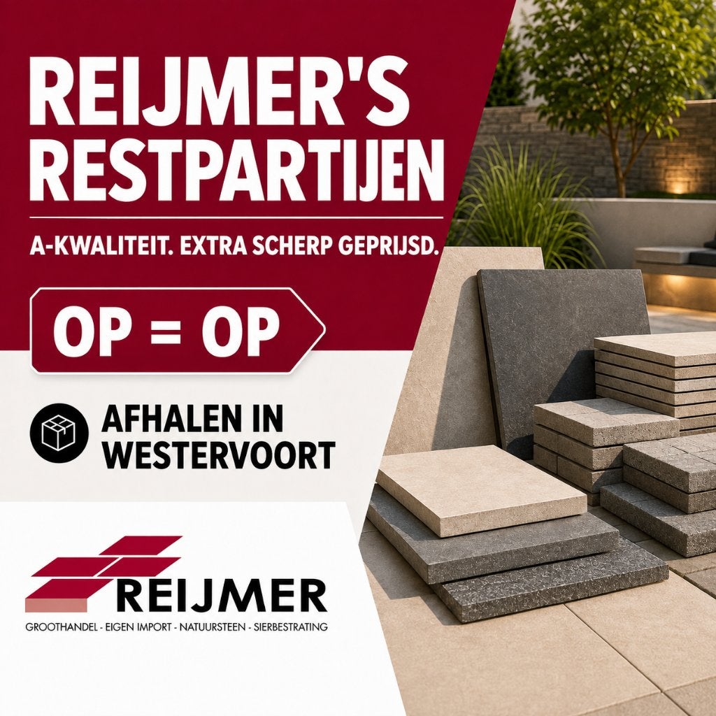 Reijmer's Restpartijen | 1, Ophalen, Keramiek, Zo goed als nieuw, 10 m² of meer