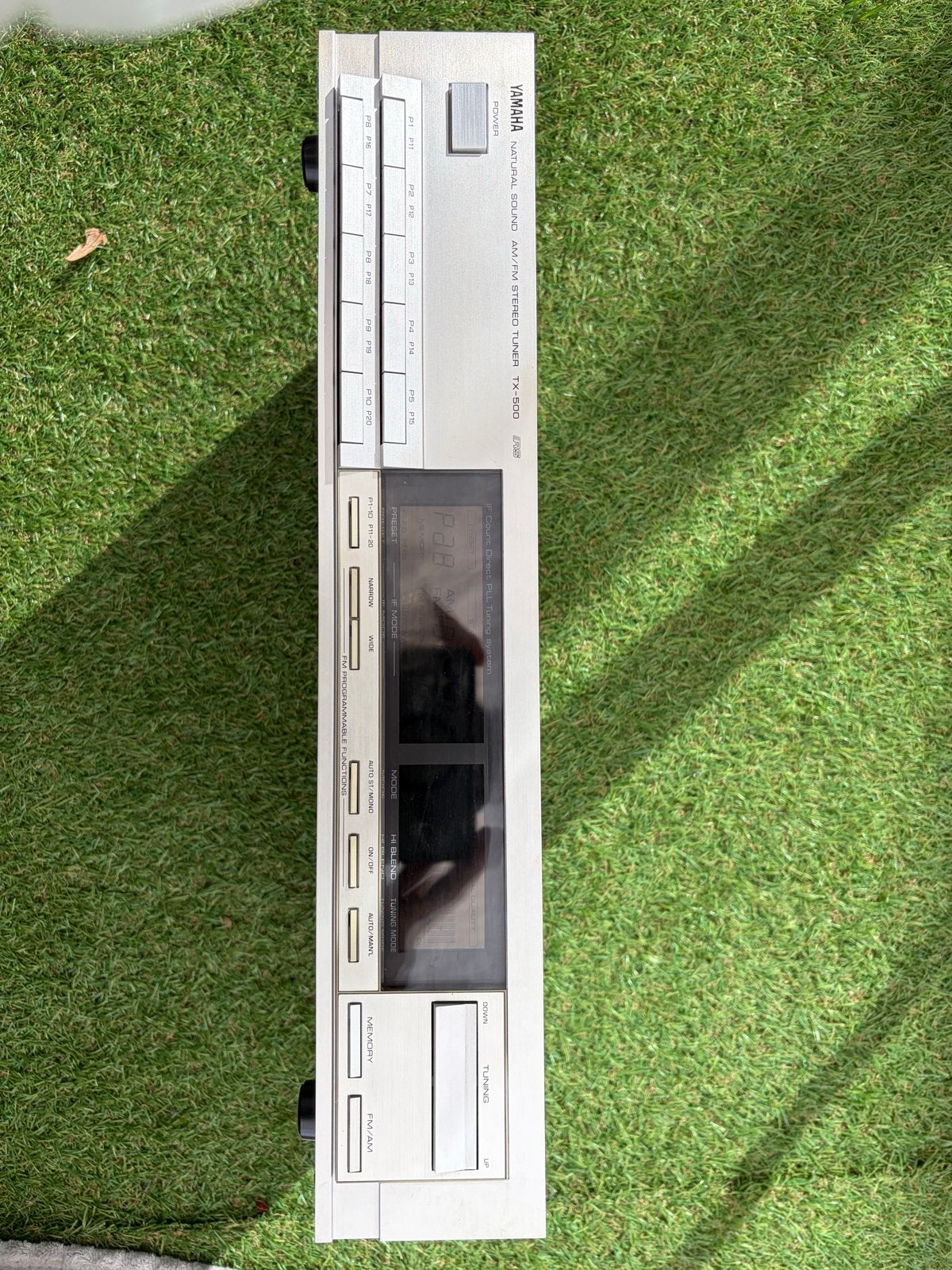 Yamaha Natural Sound AM/FM Stereo Tuner TX-500, Ophalen of Verzenden, Gebruikt, Analoog