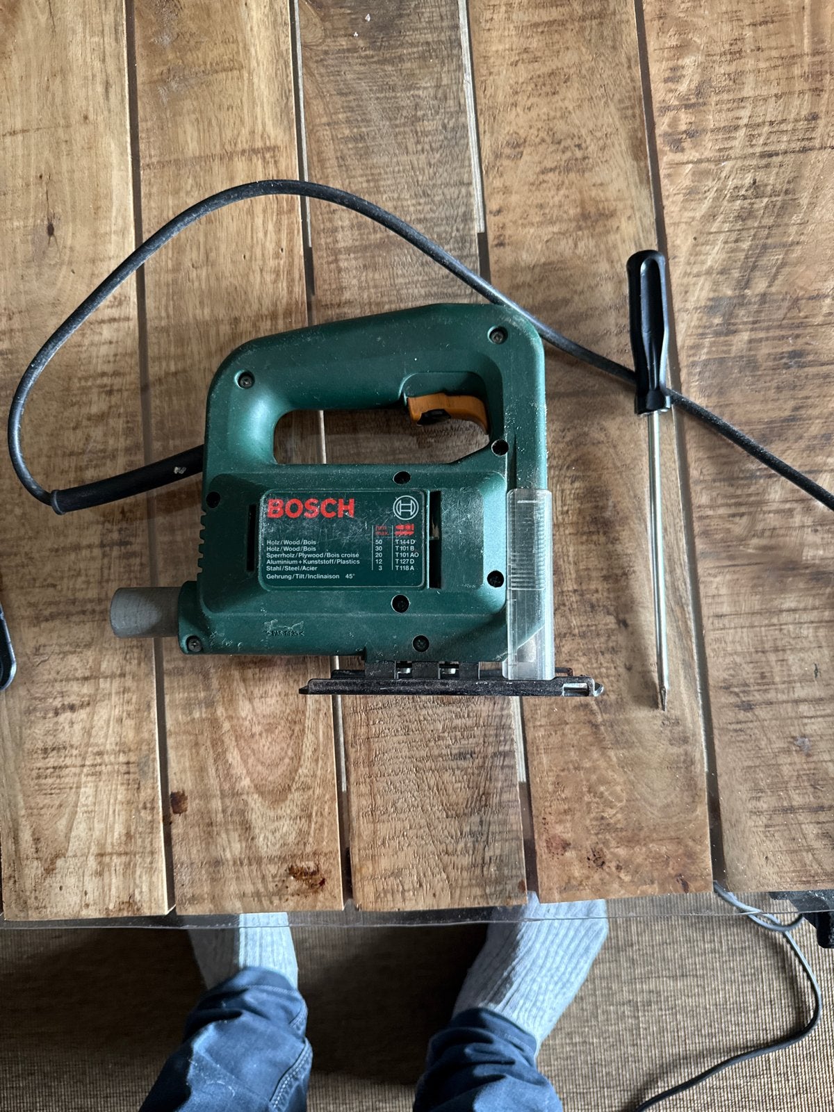 Bosch Decoupeerzaag PST 50 AE - Compact en Krachtig, Gebruikt, Variabele snelheid, Verzenden, Overige typen