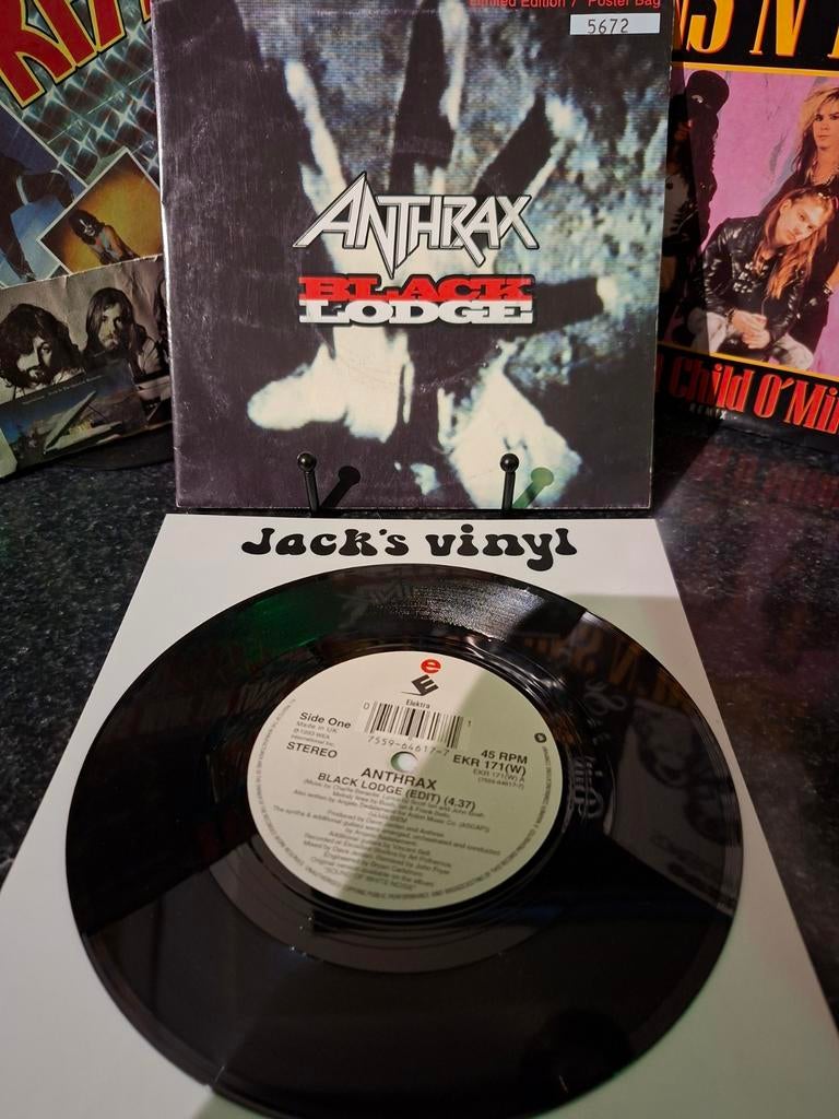 Anthrax - Black Lodge 7 inch vinyl single (edit)  1993, Overige genres, 7 inch, Ophalen of Verzenden, Zo goed als nieuw