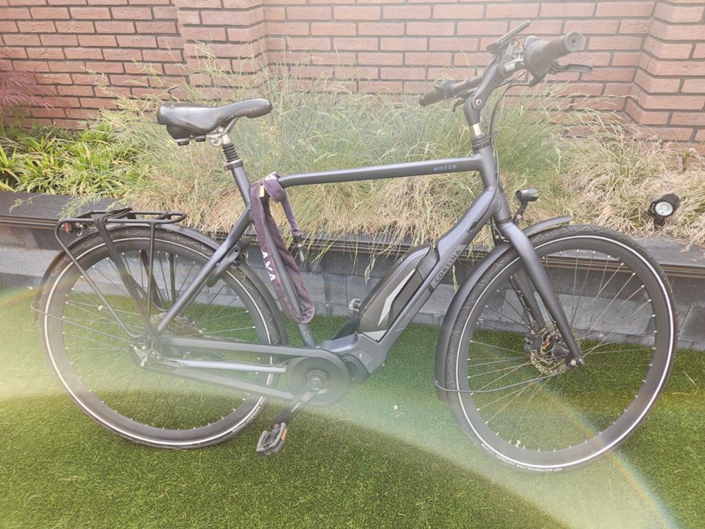 Cortina E-Mozzo 7V elektrische fiets (heren), Gebruikt, Ophalen of Verzenden, Cortina, 59 cm of meer