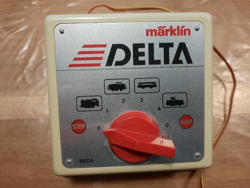 [ M21 ] Marklin H0 - 6604 Delta besturingseenheid, Ophalen of Verzenden, Zo goed als nieuw, Märklin, Transformator of Voeding